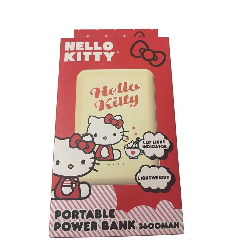 Hello Kitty portable power bank new in box Charger Phone 3600 MAH